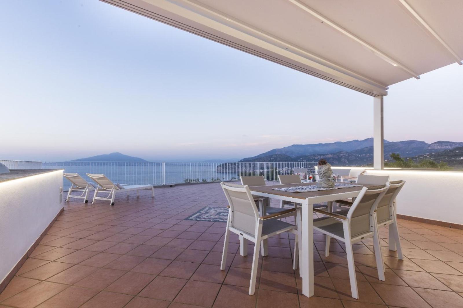 La Terrazza Sul Golfo Villa Península Sorrentina Exterior foto